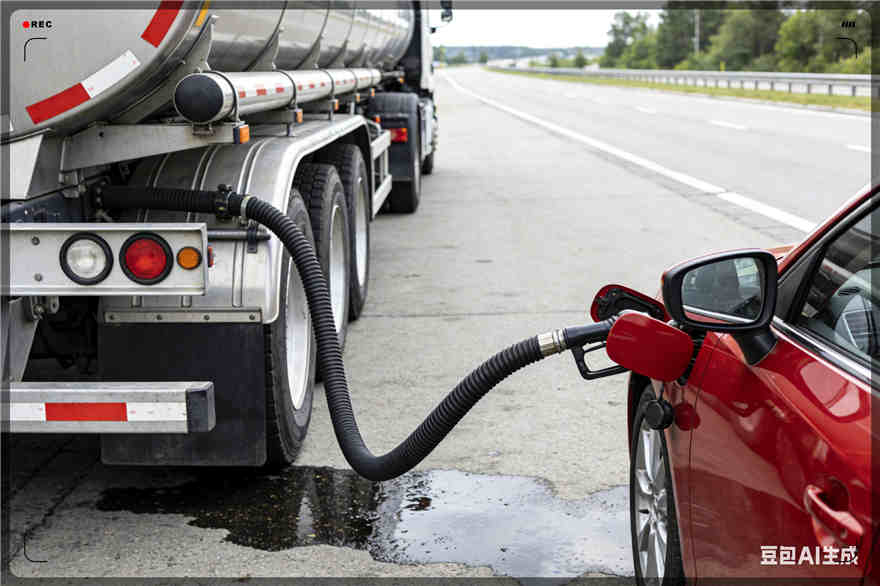 通川区汽车救援送水案例